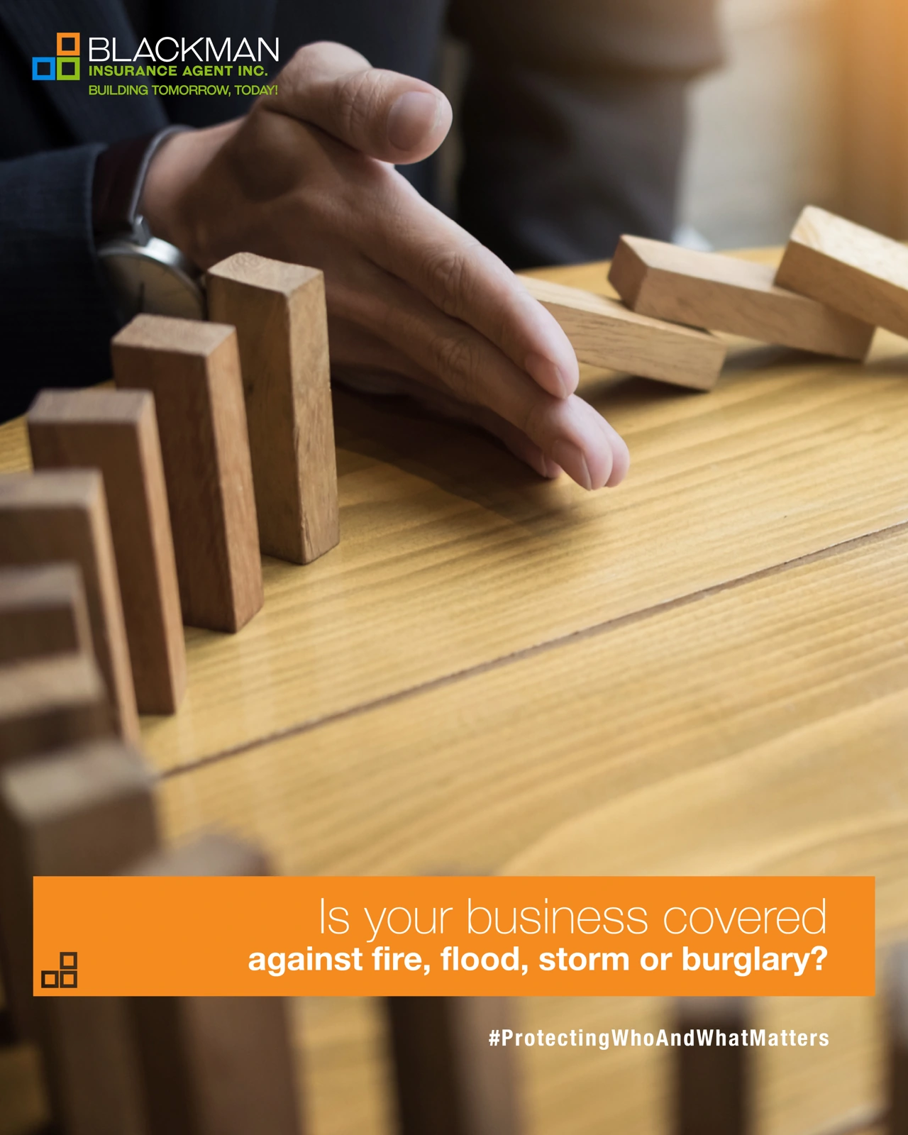 July 2019 BIAI campaign artwork: Is your business covered?